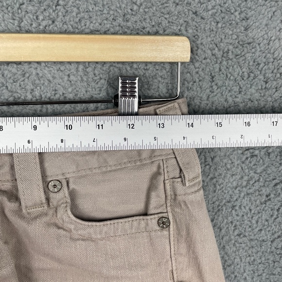 TRUE RELIGION Bobby Cut Off Shorts Womens 25 (26x2) Brown Pockets Comfort Denim - Picture 5 of 13